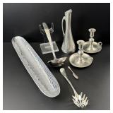 Group of Gorham Pewter and Plate
