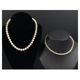 14k Gold Cultured Pearl Necklaces