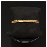 12K Gold Bangle Bracelet
