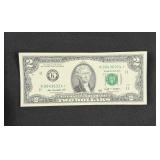 US $2 Dollar Star Bank Note