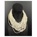 White Native American Indian Trade Beads