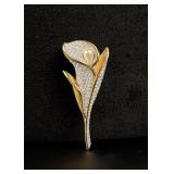 Swarovski Calla Lily Brooch