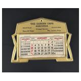 1937 Anaconda Montana Garden Cafe Calendar