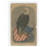 Old Abe Mascot Eagle Sewell Civil War Trade Card