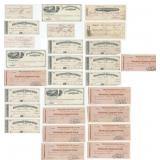 Collection of Montana Territory Checks