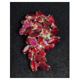 Juliana D&E Rhinestone Costume Jewelry Brooch