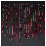 Hudsons Bay Red White Heart Trade Beads