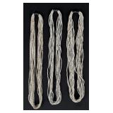 Group of White Padre Indian Trade Beads