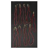 Hudsons Bay Red White Heart Trade Beads