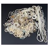 5 Pounds of Faux Pearls Costume Jewelry