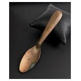 Navajo Hammered Copper Thunderbird Spoon