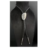 Bernard Dawahoya Hopi Sterling Bolo Tie