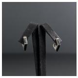 Zuni Sterling Silver Inlaid Earrings