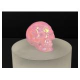 Aura Quartz Skull Carving