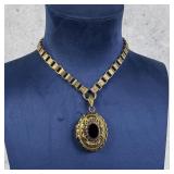 Victorian Gold Filled Locket Necklace