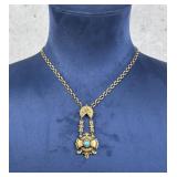 Vicotian Gold Filled Necklace