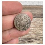 1864 2 Cent Coin Large Motto