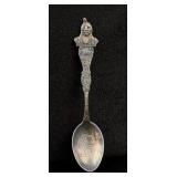 Sterling Silver Buckskin Charlie Souvenir Spoon