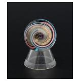 Art Glass Dichroic Vortex Marble