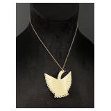 Ivory Swan Necklace