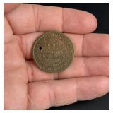 Basil Burchell Middlesex Great Britain Trade Token