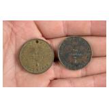 1855 New York Prohibition Commemorative Tokens