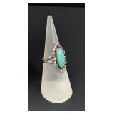 Bell Trading Post Sterling Silver Turquoise Ring