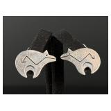 Fortunato Ramirez Sterling Silver Frog Earrings