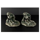 Art Deco Nude Woman Bookends