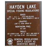 Hayden Lake Idaho Fish and Game Sign