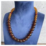 Baltic Amber Bead Necklace