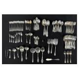 Large Collection of Sterling Silver Flatware