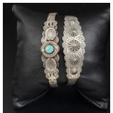 Navajo Sterling Silver Bracelets