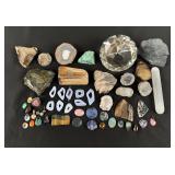 Collection of Rocks Fossils and Minerals
