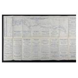1920 Automobile Road Map & Touring Guide