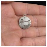 1874 Seated Liberty Love Token Brooklyn Bridge