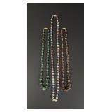 Venetian Murano Millefiori Beaded Necklaces