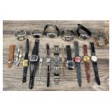 Collection of Quartz Watches and Bands