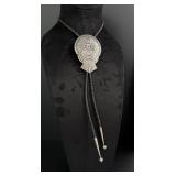 Bill Emerson Navajo Sterling Bolo Tie