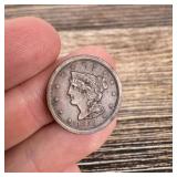 1851 Braided Hair Half Cent