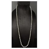 Freshwater White and Black Pearl Necklace