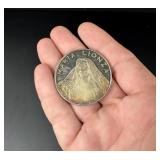 Maria Lionza Goddess of Love Nude Silver Coin