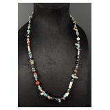 Zuni Heishi Animal Fetish Necklace