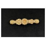 Victorian Gold Filled Brooch
