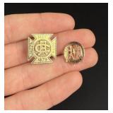 10k Gold Pins