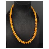 Baltic Butterscotch Amber Bead Necklace