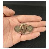 WW1 WWI German Souvenir Trench Art Brooch