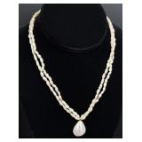 14k Gold Freshwater Pearl Necklace