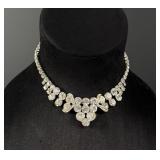 Weiss Rhinestone Costume Necklace