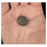 Antique Sikh Empire Islamic Copper Coin